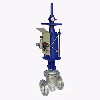 Задвижка с пневмоприводом