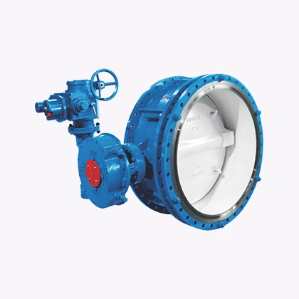 Затвор дисковый поворотный телескопический с электроприводом